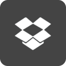 White open box icon with geometric design on dark gray background, symbolizing storage and organization.