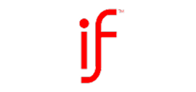 Red "if" in lowercase on black background, creating a bold, modern, and minimal look.